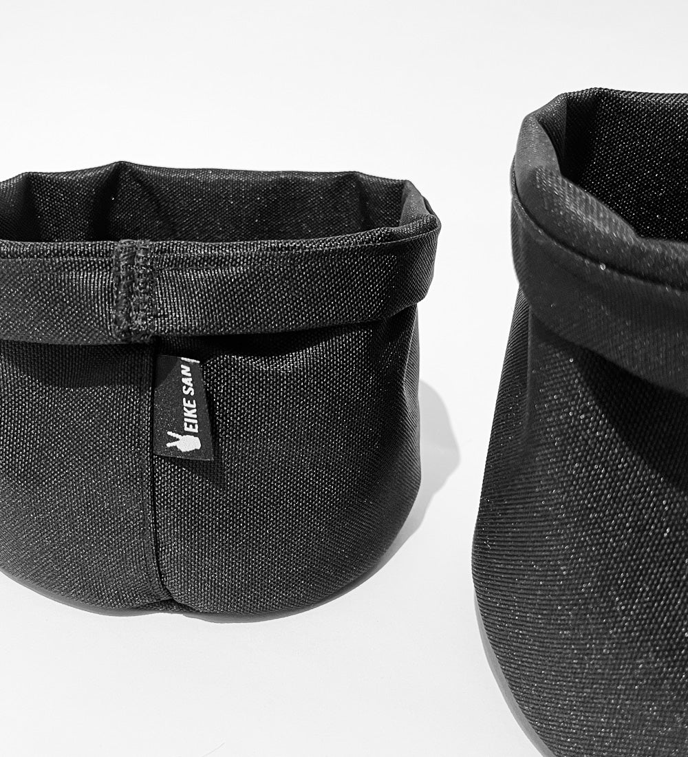 Blumenpötte im Doppelpack | Schwarz