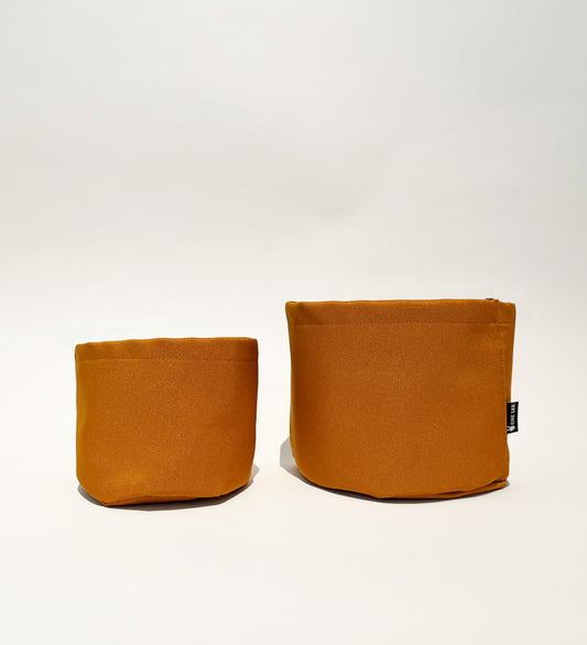 Blumenpötte im Doppelpack | Kürbis