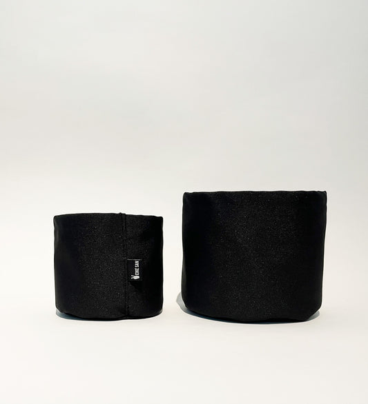 Blumenpötte im Doppelpack | Schwarz