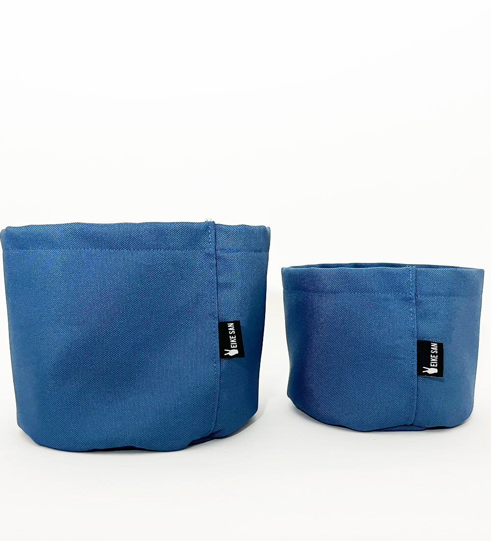 Blumenpötte im Doppelpack | Blau
