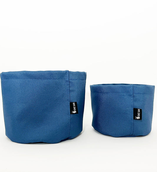 Blumenpötte im Doppelpack | Blau