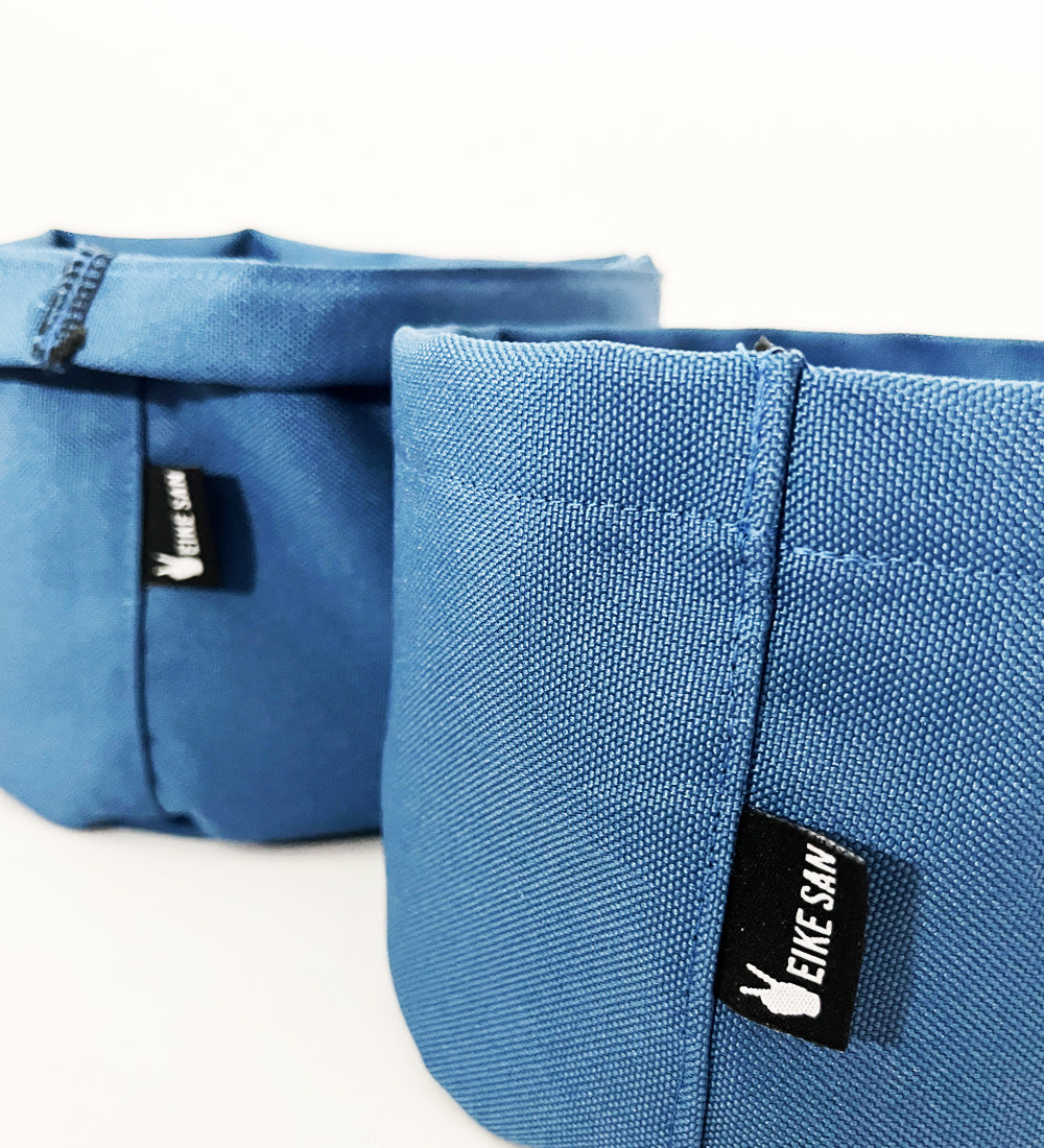 Blumenpötte im Doppelpack | Blau