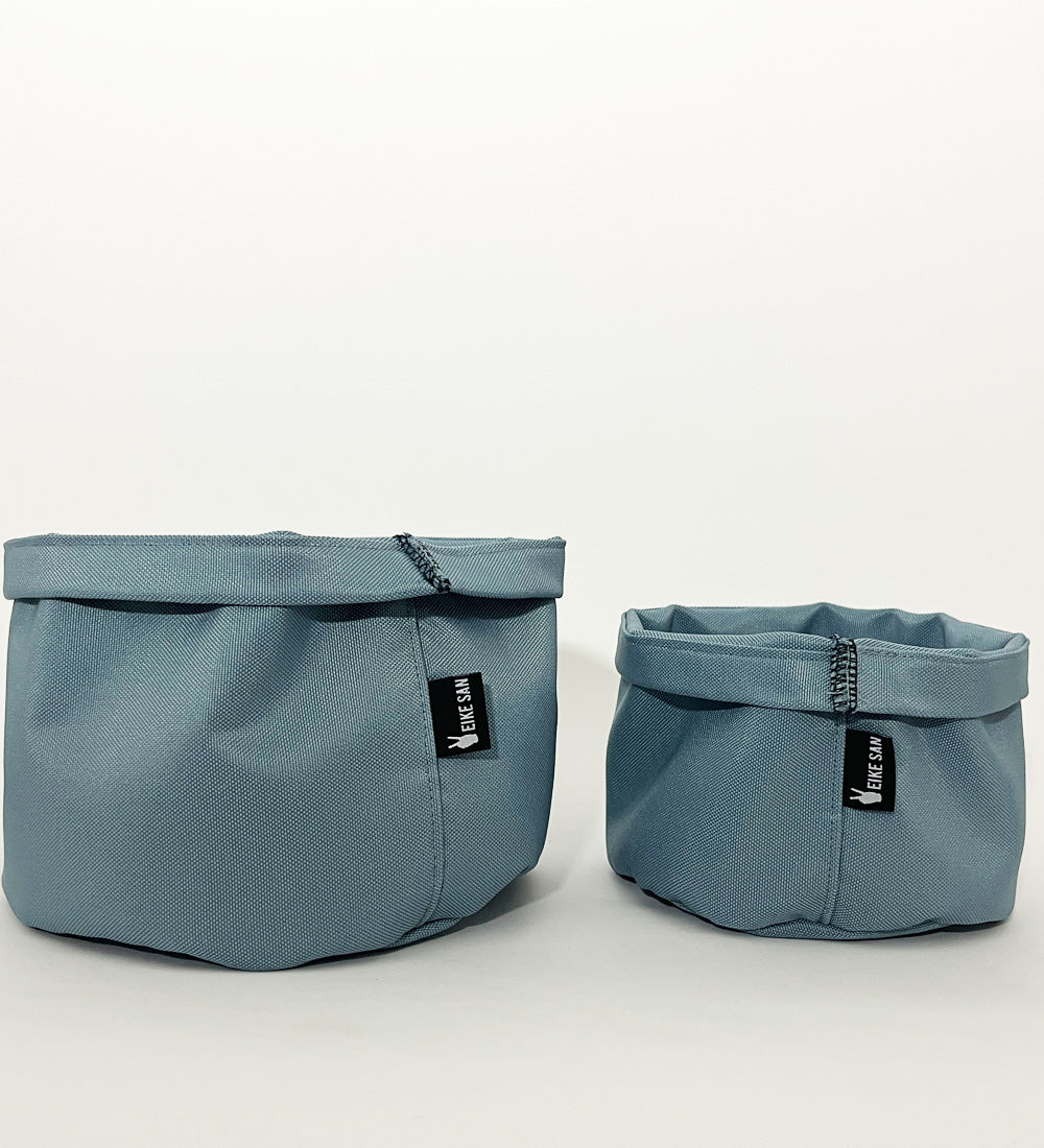 Blumenpötte im Doppelpack | Pastell-Petrol
